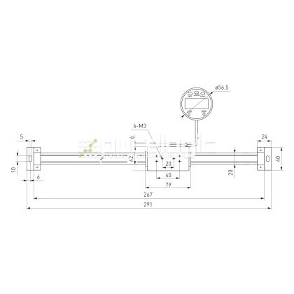 Линейка цифровая с выносным дисплеем PL5403-150 фото