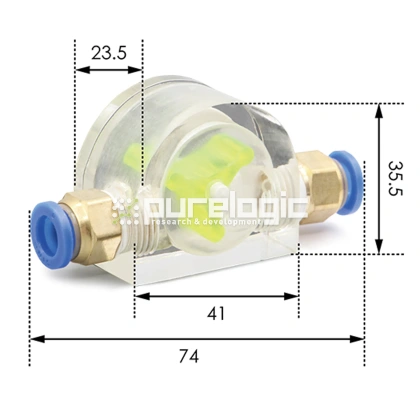 Визуальный индикатор потока WFS-1P-10 фото