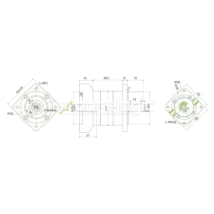 Редуктор планетарный 110PLF15K-19S-D25 фото