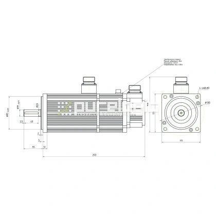 Серводвигатель 110STB-M06030 фото