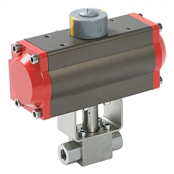 Шаровый клапан с пневматическим приводом PL-G1/4-ZG