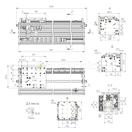 Модуль линейного перемещения PLLM-92L-2.6-1 фото