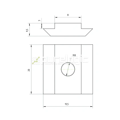 Сухарь пазовый 40HM8 34 Сухарь пазовый 40HM8 фото