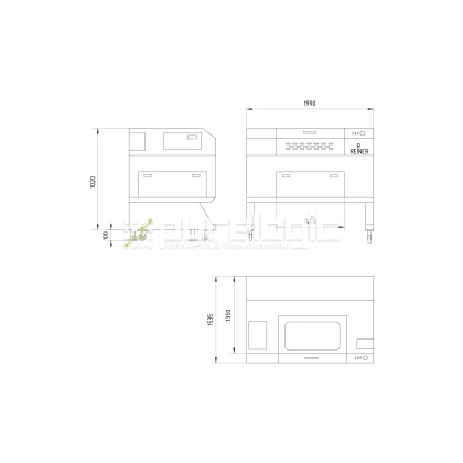 Лазерный станок REINER LP1490-80W фото
