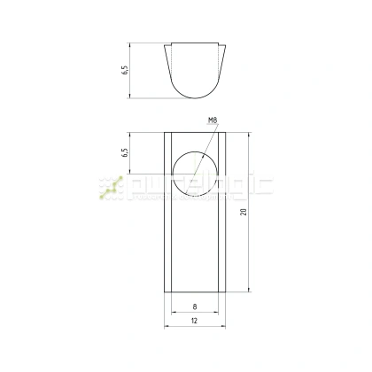 Гайка Т-образная 30TH8 фото