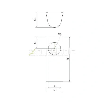 Гайка Т-образная 30TH8 фото