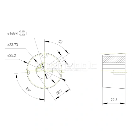 Втулка тапербуш 1008-16 фото