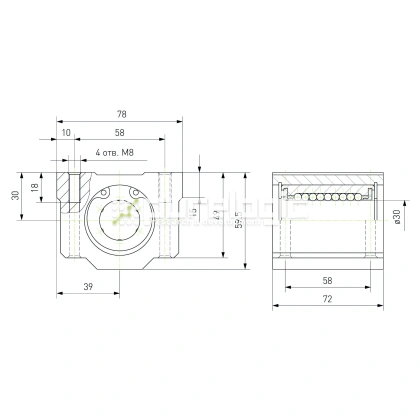 Модуль опорный SC30 фото