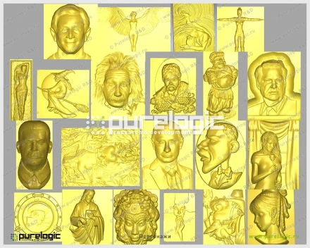 3D модели (Персонажи) фото