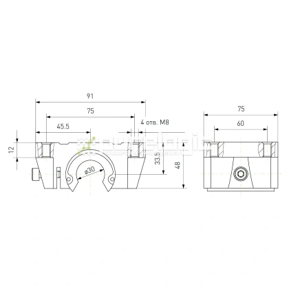 Модуль опорный TBR30 фото