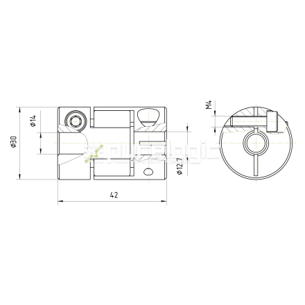 Муфта соединительная BF-3042-12.7-14 фото