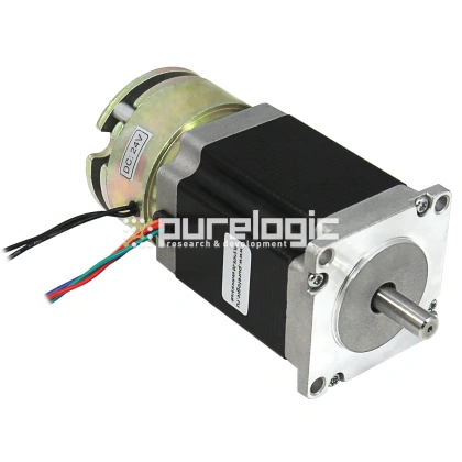 Двигатель шаговый с тормозом PL57H76-D8B фото