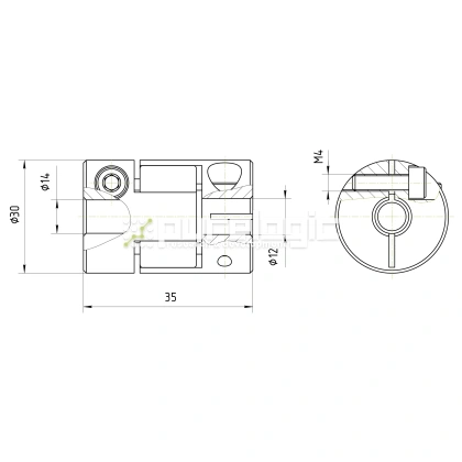 Муфта соединительная BF-3035-12-14 фото