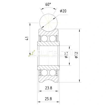 Опорный ролик LFR5206-20NPP фото