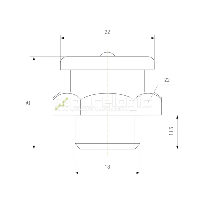Пресс-масленка CFM18x1.5 фото