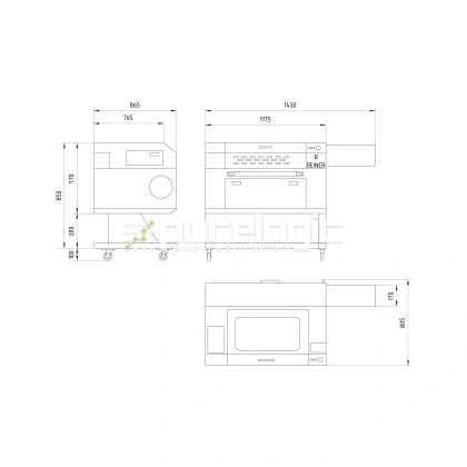 Лазерный станок REINER LP960-100W фото