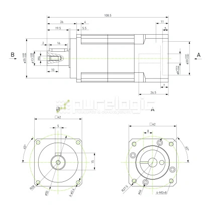 Редуктор планетарный прецизионный 42VRB20K-S13-P0 фото