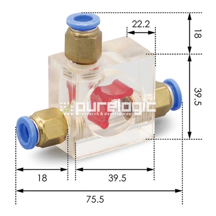Визуальный индикатор потока WFS-2P-8 фото