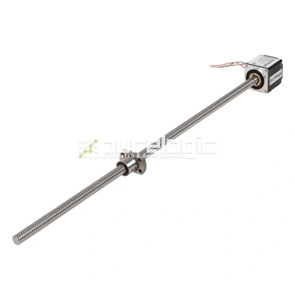 Двигатель шаговый с винтом ШВП PL28HSLG3406-340-0802 фото