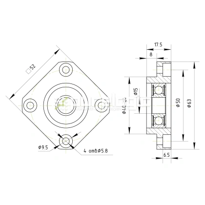 Опора ШВП BSS FF15-C7 фото