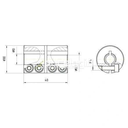 Муфта соединительная BA-3040-12.7-10 фото