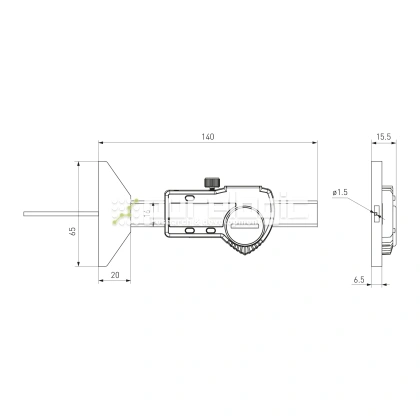 Глубиномер цифровой PL5114-50 6 976 Глубиномер цифровой PL5114-50 фото