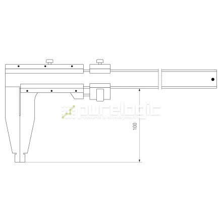 Штангенциркуль IIIVC-600-5 фото