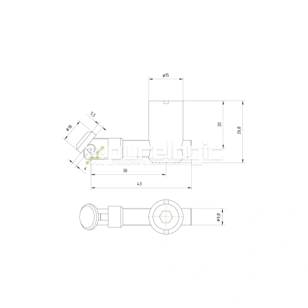 Пазовый соединитель 40MSX-B фото