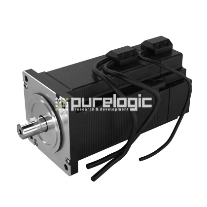 Двигатель шаговый с энкодером и тормозом HD86H82-D14-1KB 17 461 Двигатель шаговый с энкодером и тормозом HD86H82-D14-1KB фото