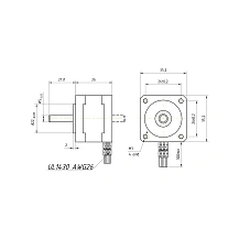 Двигатель шаговый FL35ST26-0284B