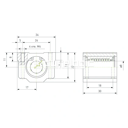 Модуль опорный SC8 фото