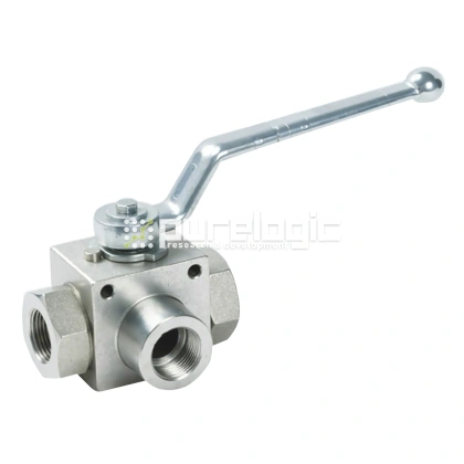 Гидравлический шаровый кран трехходовой PL3K-M16x1.5 фото