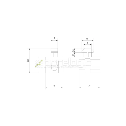 Пазовый крепеж GZ10E фото