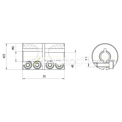 Муфта соединительная BA-2530-8-10 фото