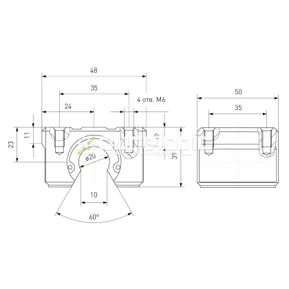 Модуль опорный SBR20 514 Модуль опорный SBR20 фото