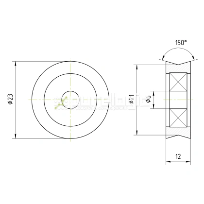 Опорный ролик BSV23-d6W12 фото