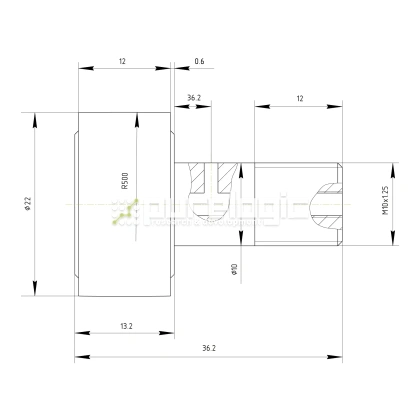 Ролик на игольчатом подшипнике KR22 фото