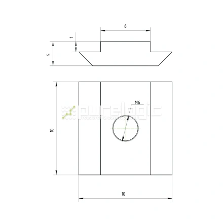 Сухарь пазовый 20HM6 фото