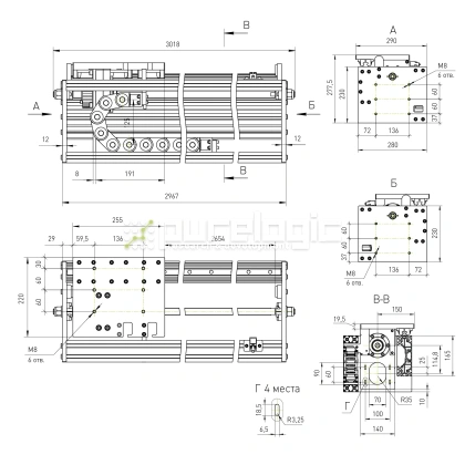 Модуль линейного перемещения PLLM-91L-2.6-2 фото