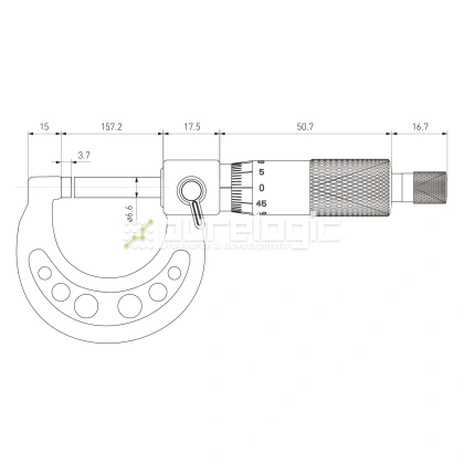 Микрометр внешний PL5201-150A фото