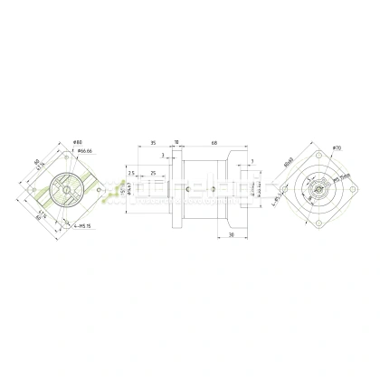 Редуктор планетарный 57PLF5K-14S-D14 фото