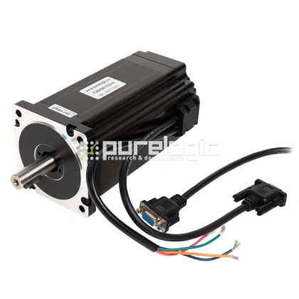 Двигатель шаговый с энкодером PL86H5401-D14-1K 21 223 Двигатель шаговый с энкодером PL86H5401-D14-1K фото