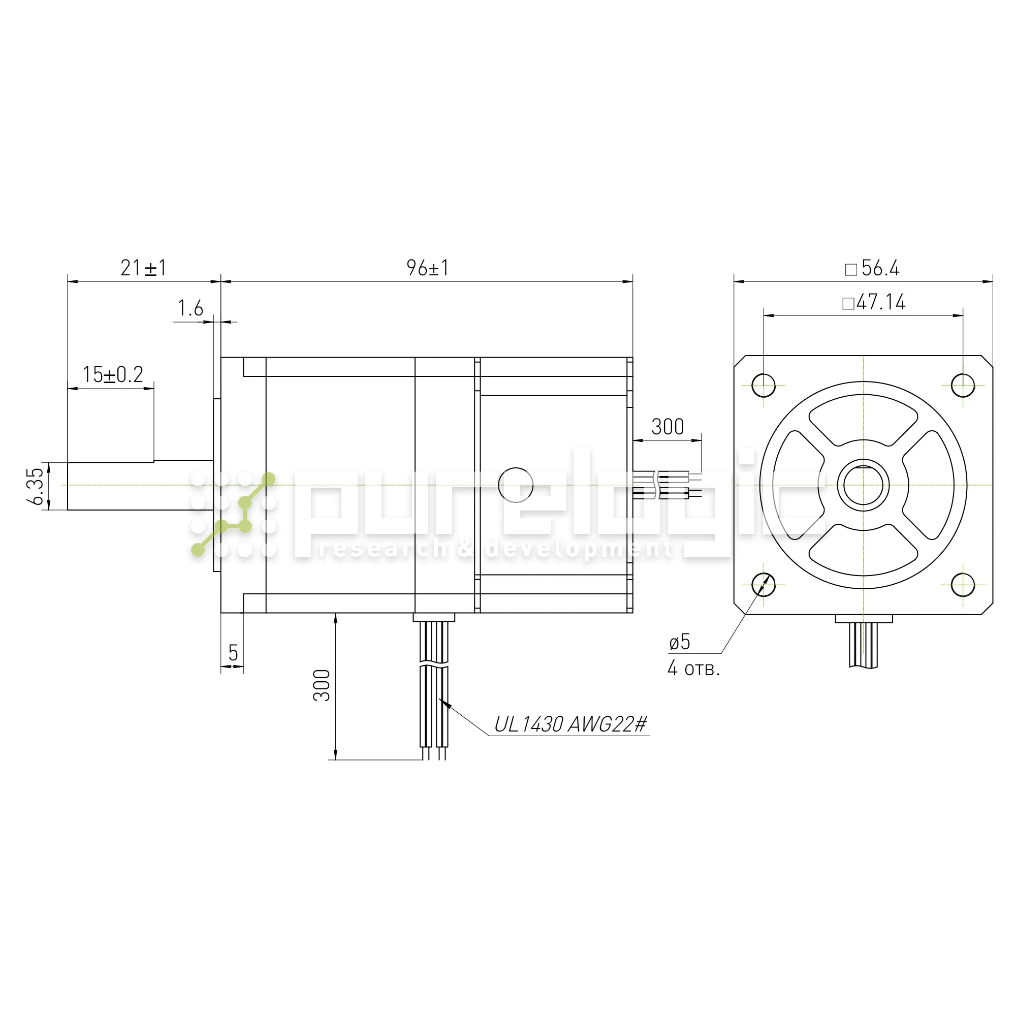 Двигатель шаговый с электрическим тормозом 57CM13-BZ 8 850 Двигатель шаговый с электрическим тормозом 57CM13-BZ фото