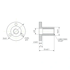 Гайка TRFP-9.53x2.54 158 руб. Гайка TRFP-9.53x2.54