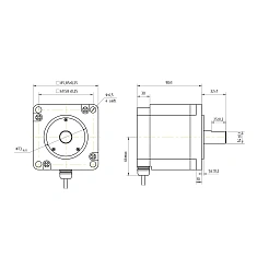 Двигатель шаговый IP65 86CM45-FS 11 301 руб. Двигатель шаговый IP65 86CM45-FS