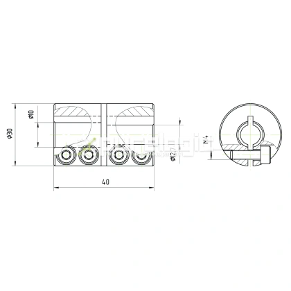 Муфта соединительная BA-3040-12.7-10 641 Муфта соединительная BA-3040-12.7-10 фото