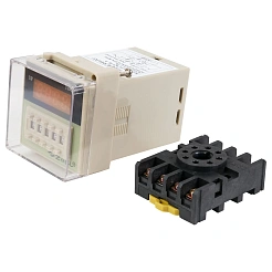 Цифровой таймер HF4-RC41B + разъем SHX02 736 руб. Цифровой таймер HF4-RC41B + разъем SHX02