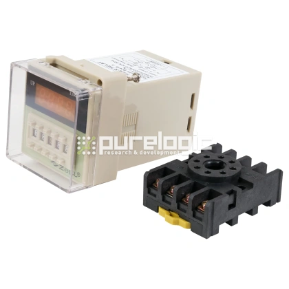 Цифровой таймер HF4-RC41B + разъем SHX02 736 Цифровой таймер HF4-RC41B + разъем SHX02 фото