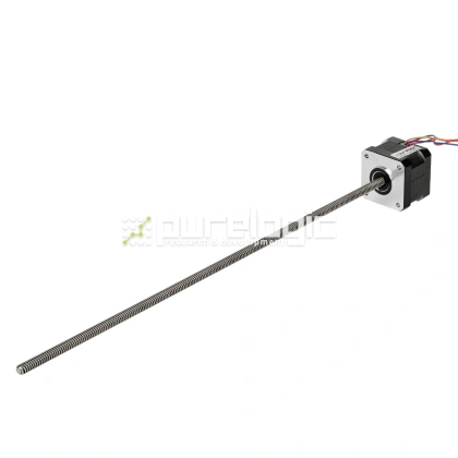 Двигатель шаговый с винтом 17HS3410-350TR6.35x1.58 14 221 Двигатель шаговый с винтом 17HS3410-350TR6.35x1.58 фото