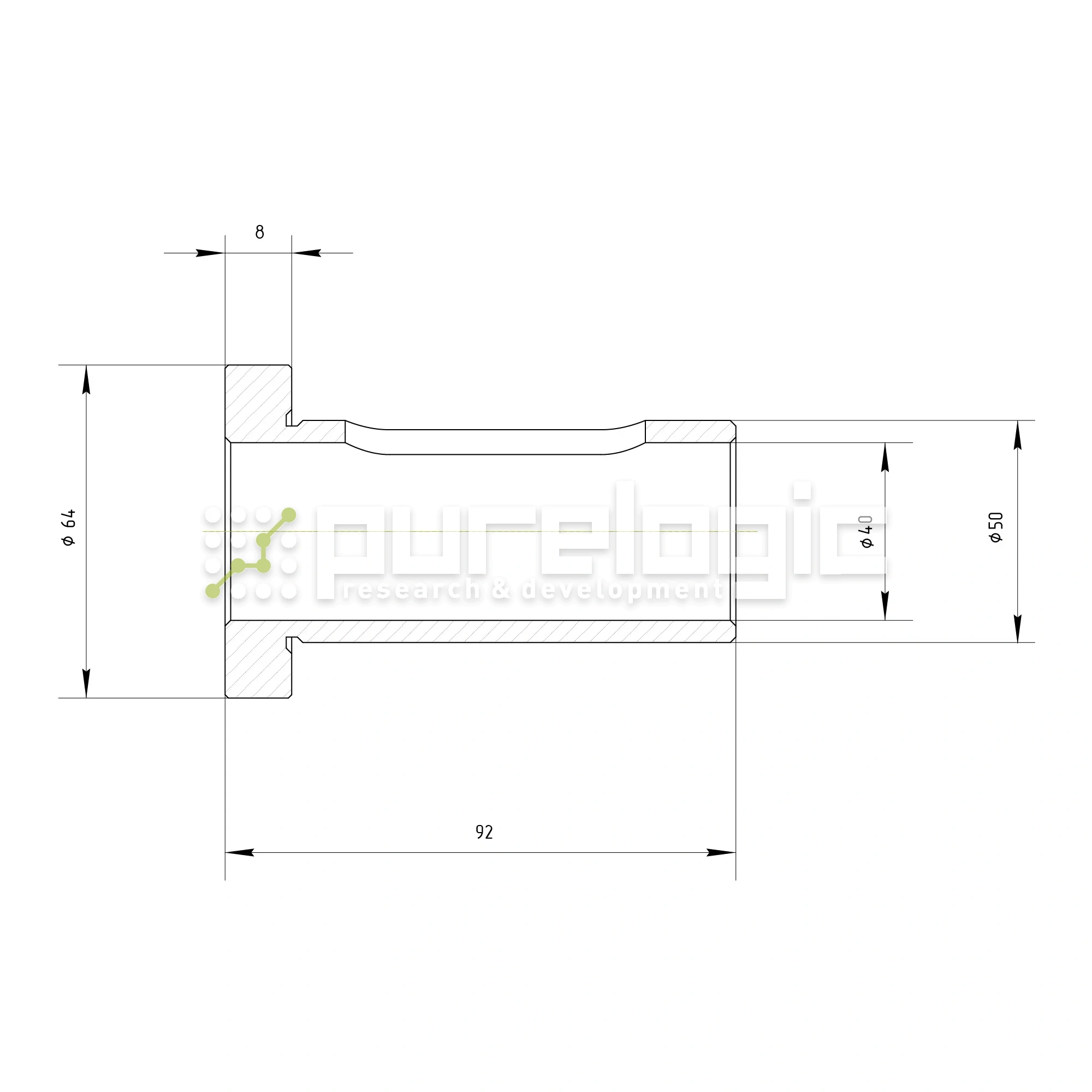 Втулка переходная OSL50-40 3 316 Втулка переходная OSL50-40 фото